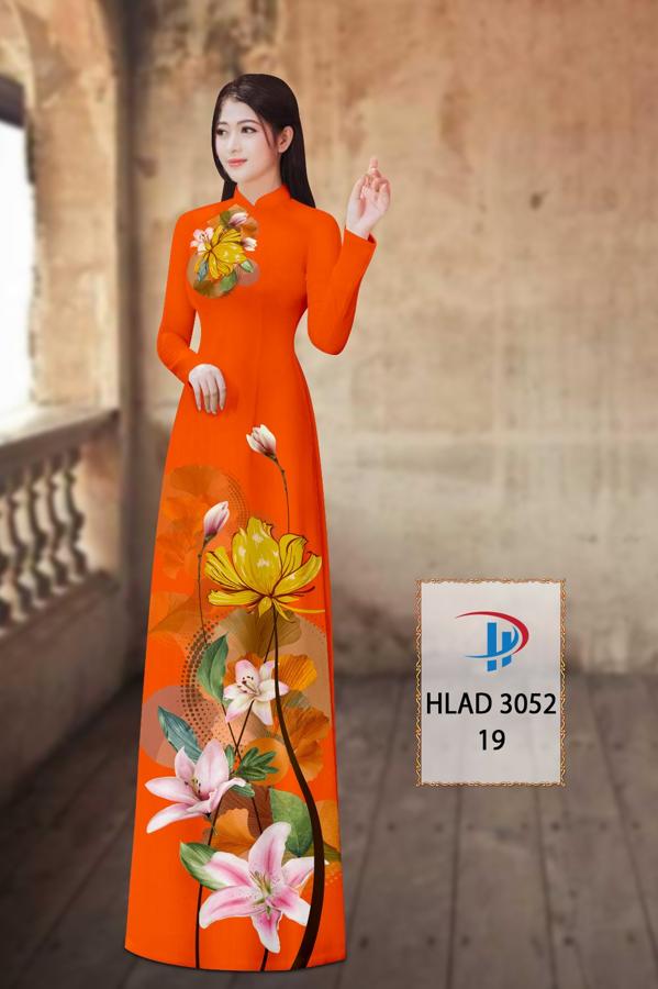 Vải Áo Dài Hoa Ly AD HLAD3052 8